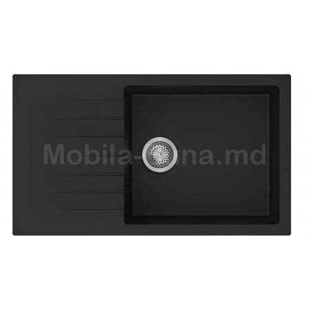 Кухонная гранитная мойка Classic 86x50 XL Antracit Fabiano